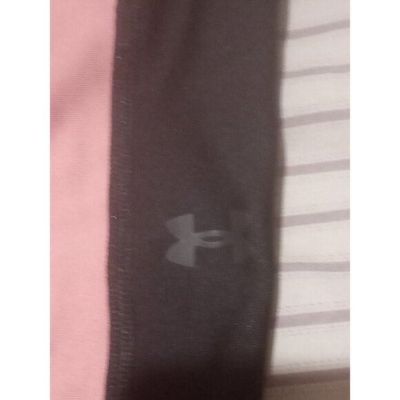 New Under Armour Women’s Black Pink HeatGear Ankle Compression Leggings Small S - Picture 13 of 13